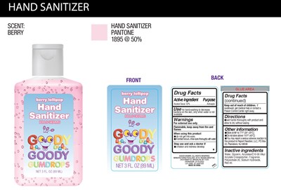 Label (Candyland(cl 200)hand Sanitizer Label)